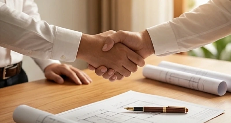 Bản hợp đồng ký kết thành công thể hiện sự hòa hợp trong làm ăn của nhóm tam hợp Thân Tý Thìn