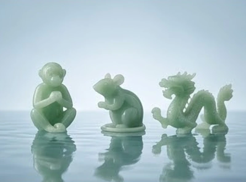 Tứ hành xung tuổi Thìn: Đánh giá mức kỵ và thuật hóa giải 7 Ba linh vật Khỉ, Chuột và Rồng đại diện cho bộ tam hợp được xếp cạnh nhau tạo sự gắn kết
