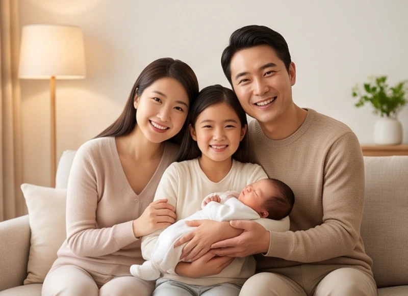 Gia đình thuộc nhóm tam hợp Tỵ Dậu Sửu chào đón thành viên mới trong niềm hạnh phúc viên mãn