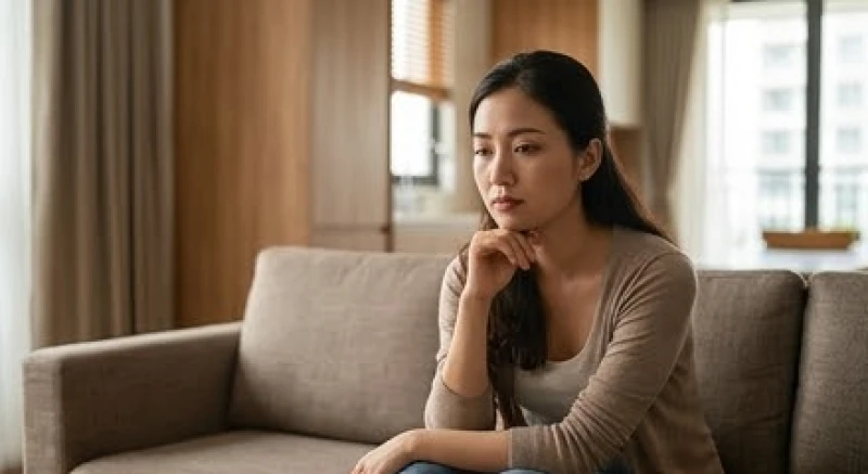 Mơ thấy bố chồng: Giải mã điềm báo sinh tử và bảng số may mắn 1 Người con dâu đang trầm ngâm suy nghĩ về mối quan hệ và những kỳ vọng của gia đình nhà chồng