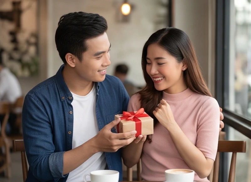 Chàng trai dành tặng món quà nhỏ bất ngờ cho bạn gái để hâm nóng tình cảm sau giấc mơ thấy hôn người yêu lên má