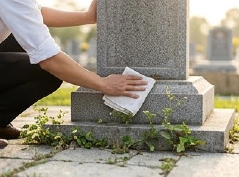 Văn khấn ngoài mộ trước ngày giỗ: Trình tự và bài cúng chuẩn 1 Người nhà cẩn thận dọn dẹp cỏ dại và lau chùi phần mộ gia tiên trước khi bày biện lễ vật
