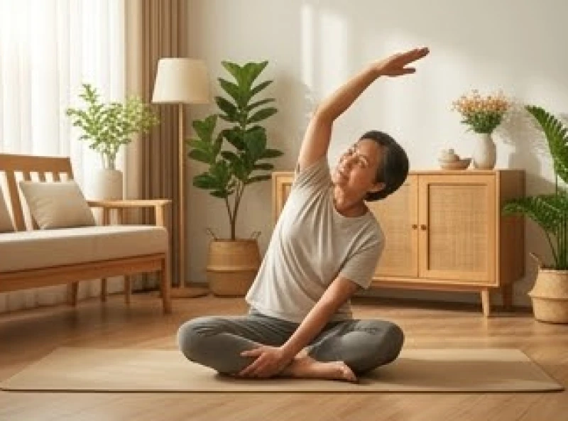 Thực hành bài tập giãn cơ yoga giúp cân bằng thổ khí cho người tuổi bính thìn