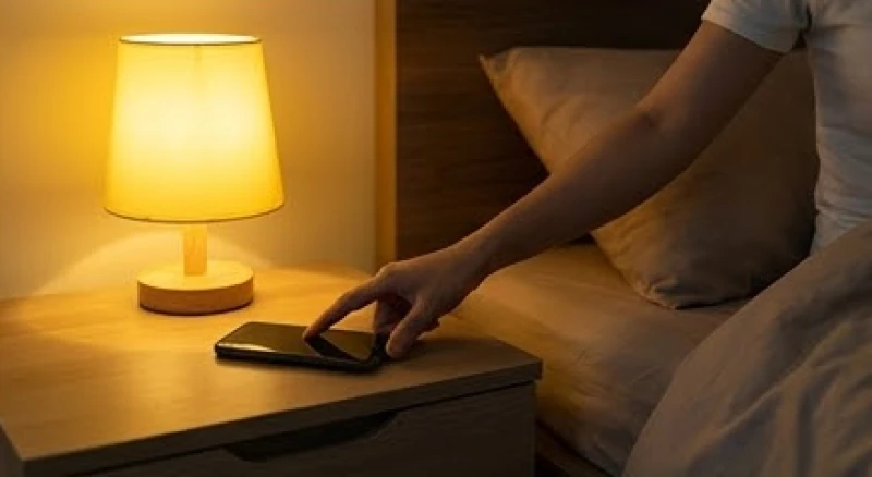 Cách để không gặp ác mộng: Vệ sinh giấc ngủ và xử lý tức thì 3 Đặt điện thoại ở xa giường ngủ và sử dụng ánh sáng đèn vàng ấm áp nhằm kích thích não bộ tiết hormone an thần tự nhiên