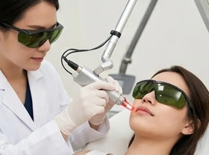 Nốt ruồi dưới mũi: Ý nghĩa tướng số nam nữ & vị trí nhân trung 8 Sử dụng công nghệ tia Laser CO2 để loại bỏ nốt ruồi dưới mũi an toàn không chảy máu