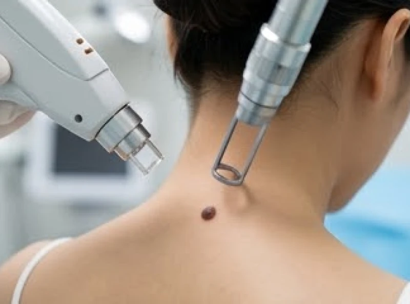 Ứng dụng công nghệ laser hiện đại để tẩy nốt ruồi sau gáy an toàn