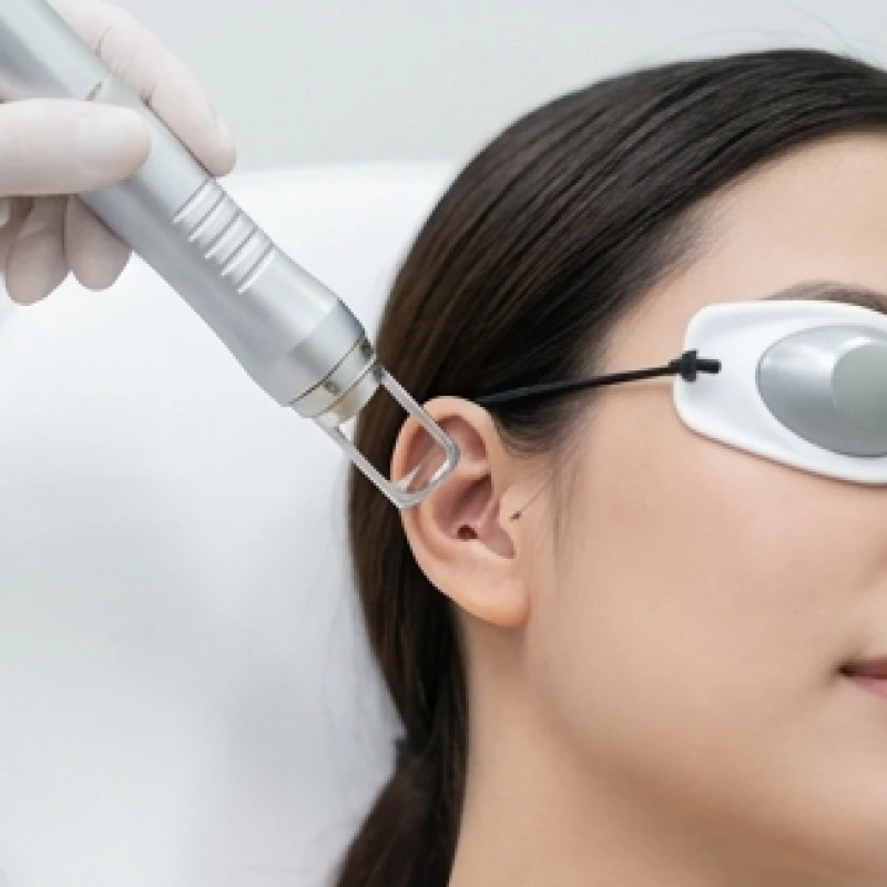 Nốt ruồi ở tai nữ: Giải mã ý nghĩa phong thủy và góc nhìn y khoa 8 Thiết bị laser hiện đại phát tia sáng nhỏ triệt tiêu hắc sắc tố trên tai một cách chính xác