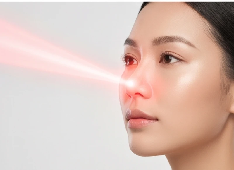 Nốt ruồi ở cánh mũi nữ: Ý nghĩa tướng số & góc nhìn y khoa 9 Công nghệ laser CO2 Fractional hiện đại tác động chính xác lên nốt ruồi ở cánh mũi nữ mà không gây sẹo
