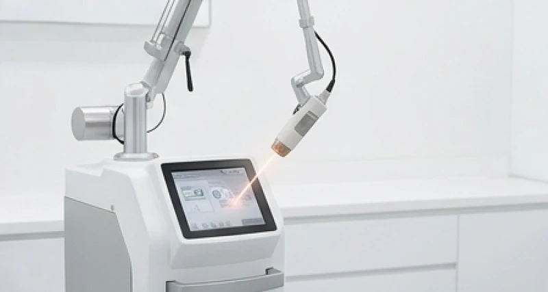 Công nghệ Laser CO2 Fractional giúp loại bỏ nốt ruồi rãnh ngực an toàn và hạn chế tổn thương vùng da