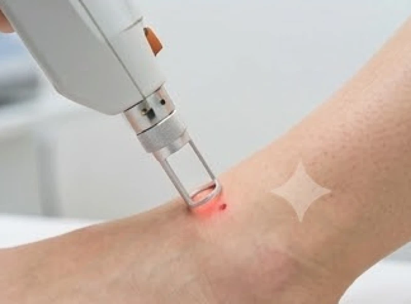 Nốt ruồi giữa lòng bàn chân nam: Tướng số & dấu hiệu y khoa 7 Bác sĩ da liễu đang sử dụng máy Laser CO2 Fractional để triệt tiêu gốc nốt ruồi ở gan bàn chân an toàn