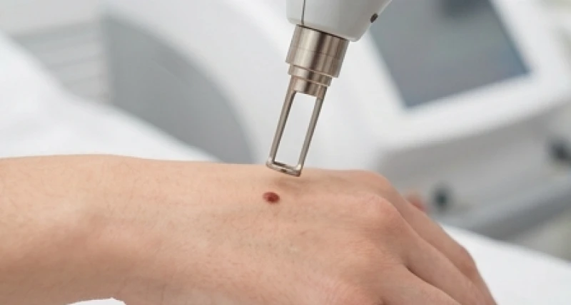 Quá trình dùng tia Laser CO2 Fractional để xử lý nốt ruồi trên bề mặt da một cách chính xác