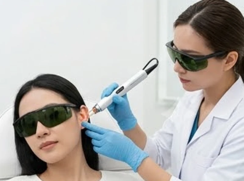 Ứng dụng công nghệ laser hiện đại để xóa nốt ruồi ở tai đảm bảo an toàn cho cấu trúc sụn