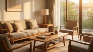 Không gian phòng khách được bố trí chuẩn phong thủy giúp gia chủ hiểu rõ tây tứ mệnh là gì và cách đón vượng khí