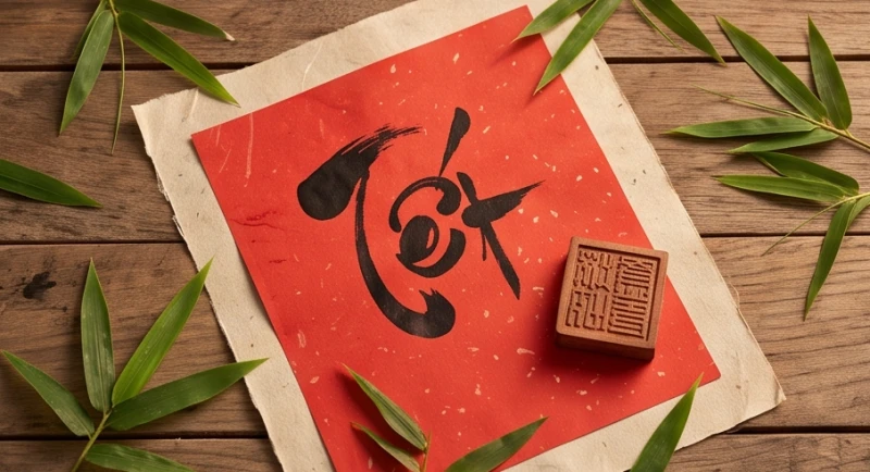 Tuổi Hợi sinh con năm nào tốt: Bảng chấm điểm và cách hóa giải 6 Chiếc bút lông và con dấu gỗ tượng trưng cho việc đặt tên mang hành mộc hợp phong thủy