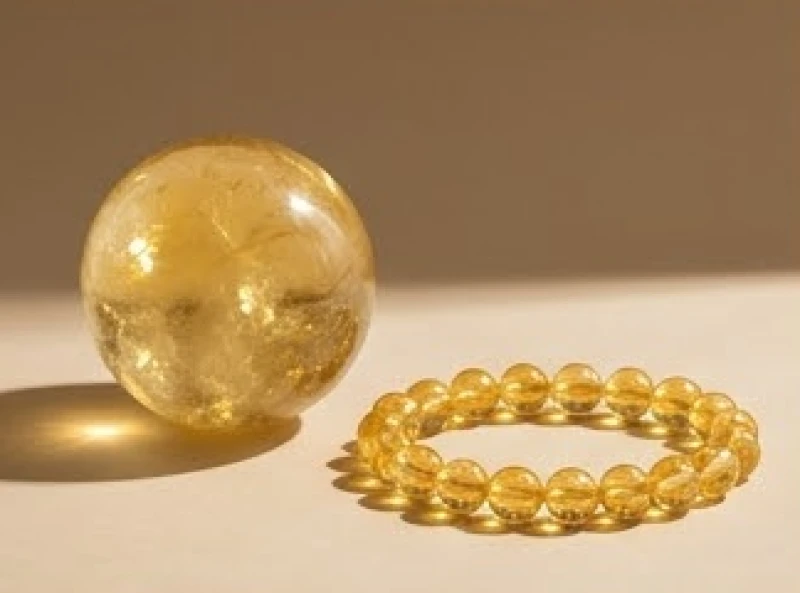 Khối đá Thạch anh vàng Citrine rực rỡ mang đến năng lượng vững chãi cho bản mệnh Thổ