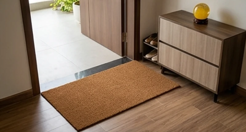 Mệnh Kim hợp hướng nào: Bảng tra theo tuổi và cách hóa giải 7 Tấm thảm chùi chân màu nâu đất đặt tại lối vào giúp hóa giải sát khí cho nhà hướng Nam
