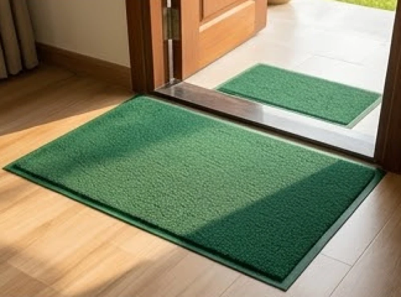 Những điều cấm kỵ trong phong thủy với tuổi Ngọ: cách hóa giải 7 Thảm chùi chân màu xanh lá cây đặt gọn gàng ngay trước thềm cửa chính