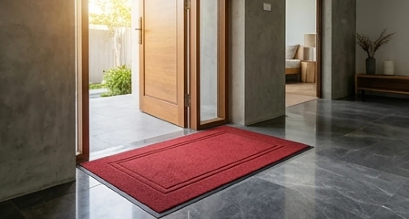 Hướng cửa chính hợp tuổi Tuất: Bảng tra 5 can chi và hóa giải 6 Một tấm thảm trải sàn màu đỏ đặt ngay lối ra vào giúp hóa giải khí trường Tuyệt Mệnh mang hành Kim