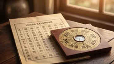 Bảng tra cứu phong thủy và lịch âm hiển thị tháng tốt xấu của tuổi mùi năm 2026