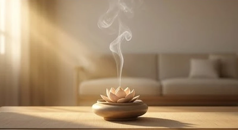 Mơ thấy rùa khổng lồ: Điềm báo cát hung và bộ số tài lộc 7 Không gian phòng khách tĩnh lặng được thắp hương trầm giúp xua tan sự bất an