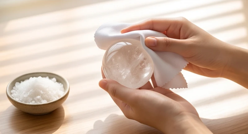 Cách Thu Hút Tài Lộc Cho Người Tuổi Thân: Lộ Trình Từng Can Chi 7 Quá trình thanh tẩy quả cầu thạch anh bằng dung dịch muối biển tự nhiên