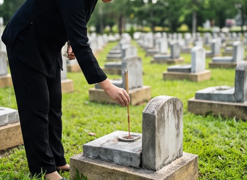 Văn khấn tại đài tưởng niệm liệt sĩ: Bài cúng chuẩn nghi lễ 6 Người đi viếng thành kính thắp một nén hương nhỏ tại bia ghi danh các anh hùng liệt sĩ