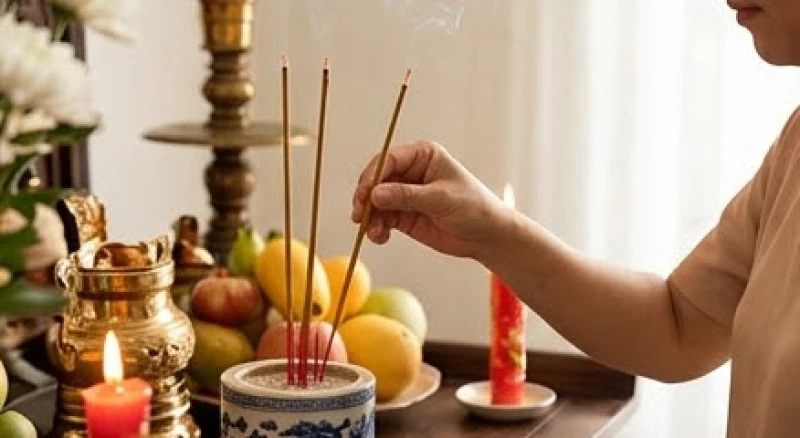 Khung giờ buổi sáng nhiều dương khí rất thích hợp để thắp hương cúng giỗ