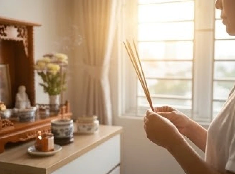 Thắp hương vào khung giờ hoàng đạo buổi sáng để kích hoạt vượng khí và đón tài lộc vào cửa hàng