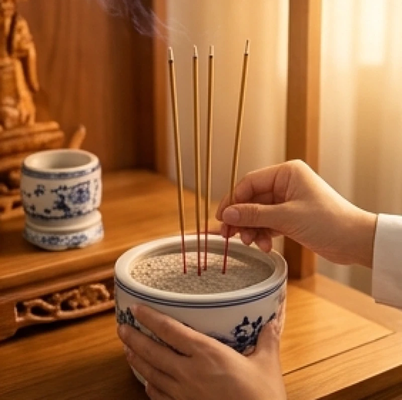 Văn khấn rút tỉa chân nhang: Trọn bộ bài cúng và hướng dẫn an vị 7 Ba nén nhang mới được thắp sáng và cắm ngay ngắn vào bát hương sau khi quá trình bao sái hoàn tất
