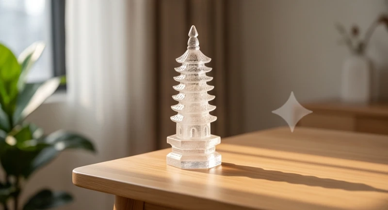Hướng bàn học hợp tuổi Mùi: Tra cứu nam nữ và cách hóa giải 8 Mô hình tháp Văn Xương bằng đá thạch anh lấp lánh đặt ở góc tĩnh lặng trên bàn