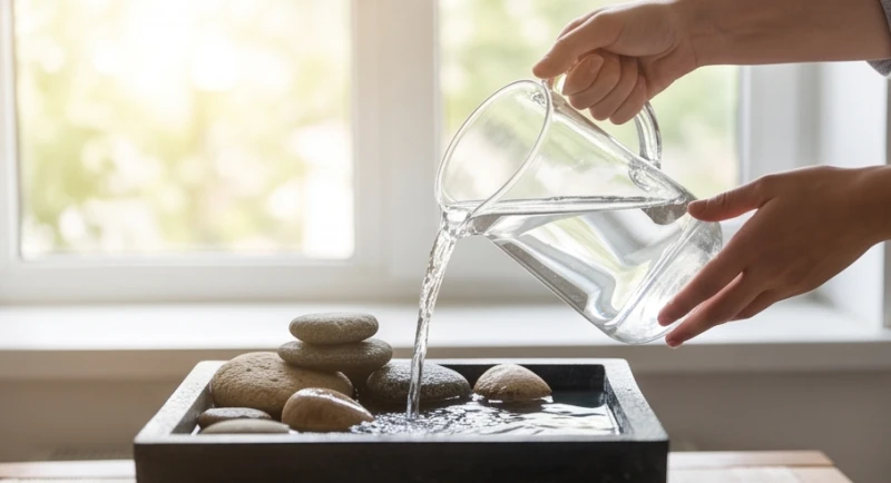 Mơ thấy cá chết nhiều là điềm gì: Mức độ rủi ro & cách hóa giải 8 Hành động châm thêm dòng nước tinh khiết vào tiểu cảnh phong thủy giúp thanh tẩy uế khí sau khi lỡ mơ thấy cá chết nhiều
