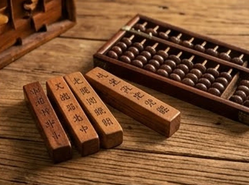 Cách tính cung mệnh theo năm sinh: công thức chuẩn cho nam nữ 6 Khối gỗ cổ khắc các ký tự Thiên can và Địa chi hỗ trợ tra cứu ngũ hành phong thủy