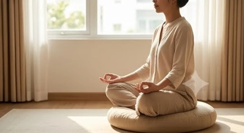 Ngồi thiền tĩnh tâm vào mỗi buổi sáng giúp người tuổi Tuất kiểm soát cảm xúc và đón nhận nguồn năng lượng bình an