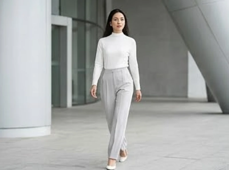 Trang phục phối tông màu trắng và xám ghi tinh tế dành cho người tuổi Quý Mão