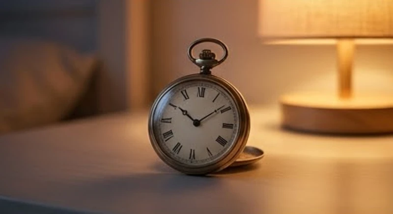 Chiếc đồng hồ cổ điển phản chiếu ánh sáng dịu nhẹ báo hiệu thông điệp vũ trụ
