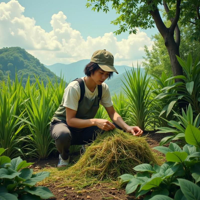 Thu hoạch đinh lăng trong giấc mơ