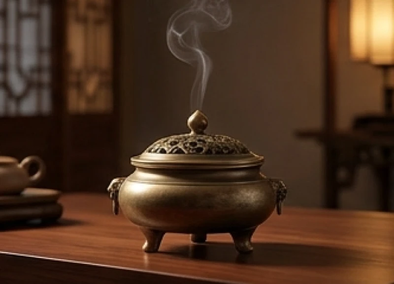 Tử vi trọn đời tuổi Nhâm Dần 1962 nữ mạng: Vận hạn & kỵ tuổi 6 Lư hương đồng đốt trầm tỏa khói nhẹ nhàng bên trong phòng khách truyền thống