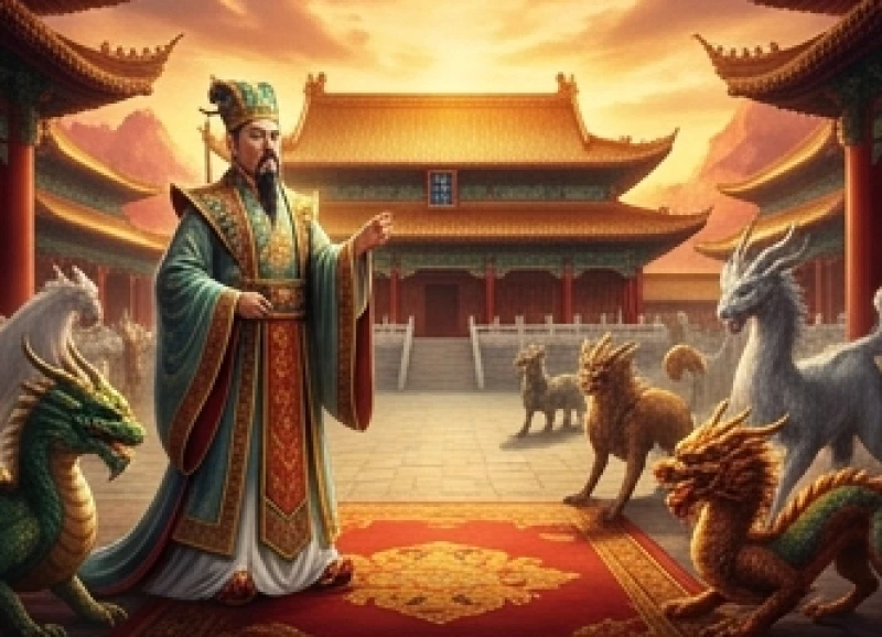 Sự tích con ngựa trong 12 con giáp: Toàn cảnh cuộc đua qua sông 1 Ngọc Hoàng công bố danh sách và thứ tự các linh vật trong cuộc đua 12 con giáp