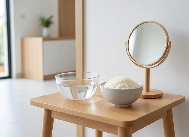 Cách xem tuổi làm nhà: Công thức tính hạn và thủ tục bài bản 10 Chiếc gương soi, bát nước và bát gạo trắng chuẩn bị cho thủ tục chuộc nhà
