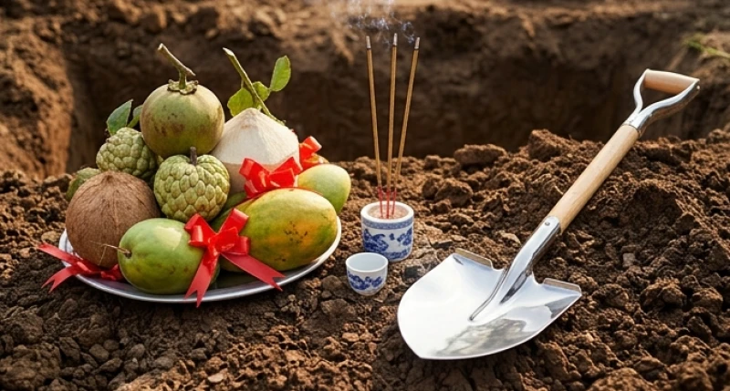 Tử vi tuổi Bính Dần 1986 năm 2027: 12 tháng & cách dâng sao 12 Nghi thức cúng động thổ xây nhà tươm tất với mâm ngũ quả và nhang đèn