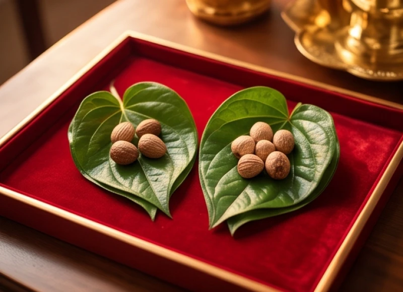 Nghi thức xin dâu hai lần với hai phần trầu cau nhằm giải trừ hạn đứt gãy