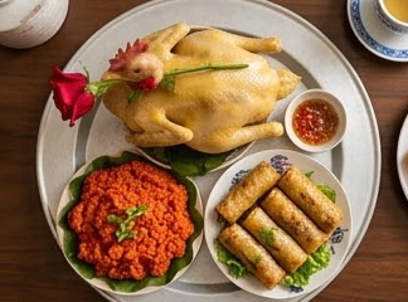 Văn khấn giỗ đầu chồng: Cách sắm lễ và mẫu bài cúng chuẩn 3 Các món ăn truyền thống trong mâm cỗ cúng giỗ đầu như xôi gấc, gà luộc và nem rán