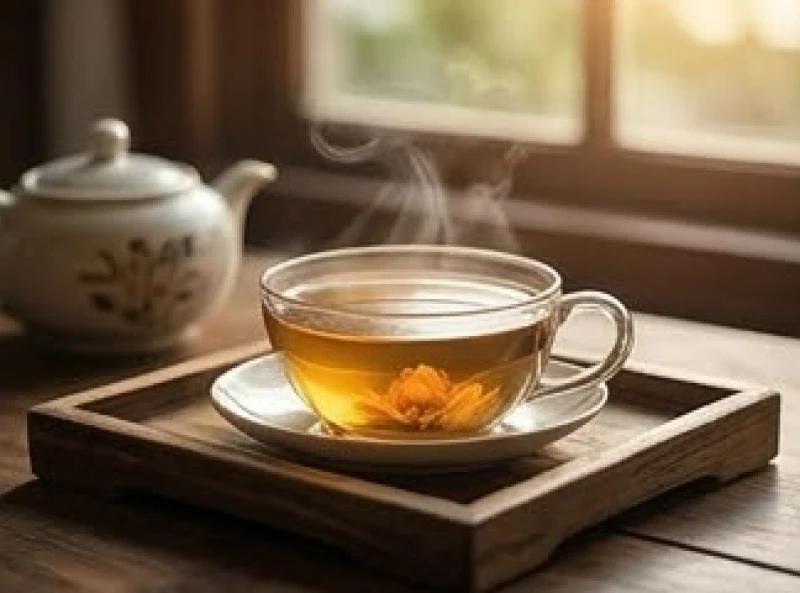 Tử vi tuổi Bính Ngọ 1966 năm 2027: Đối chiếu nam nữ và giải hạn 9 Tách trà sen nóng hổi tỏa hương thơm dịu nhẹ đặt trên chiếc khay gỗ mộc mạc