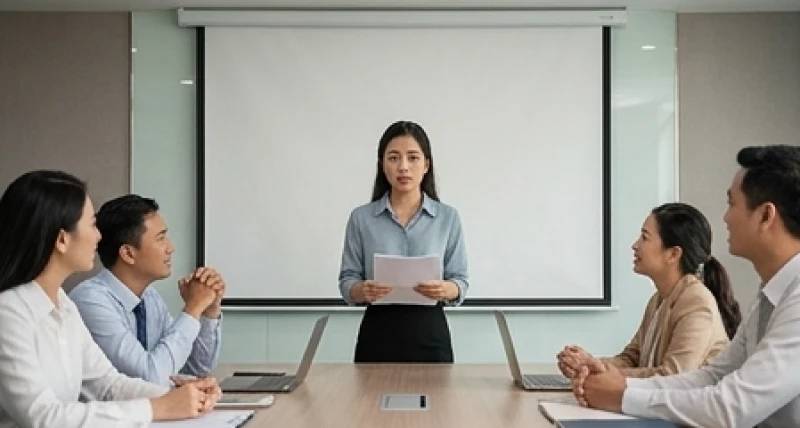 Mơ thấy đi học là điềm báo gì? Lý giải tâm lý và con số may mắn 6 Nữ quản lý đứng lúng túng trước màn hình máy chiếu trong phòng họp với ánh mắt dò xét của cấp trên