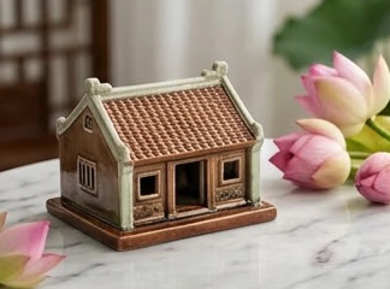 Ngôi nhà truyền thống khang trang mang ý nghĩa về sự thịnh vượng và an cư lạc nghiệp của gia đạo