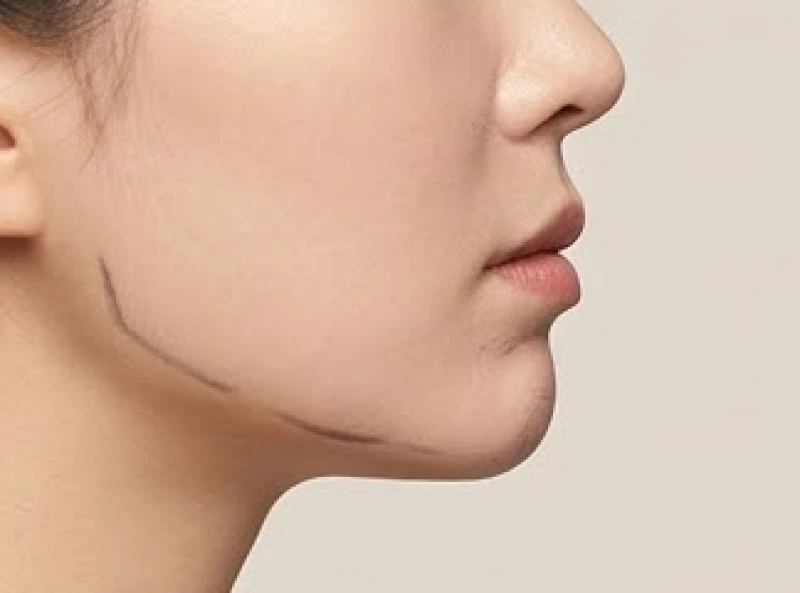 Kỹ thuật đưa chất làm đầy hyaluronic acid vào vùng đỉnh cằm để tạo ảo giác cằm dài và nhô hơn