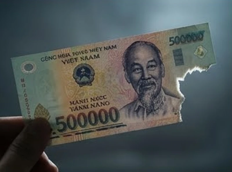Mơ thấy tiền rách: Giải mã điềm báo, con số và cách hóa giải 5 Tờ tiền năm trăm nghìn đồng bị rách một mảng lớn ở góc đang được soi dưới ánh đèn mờ
