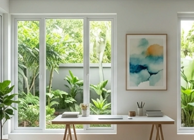 Không gian làm việc thoáng đãng gần gũi thiên nhiên giúp khơi nguồn sáng tạo cho người mệnh Thủy