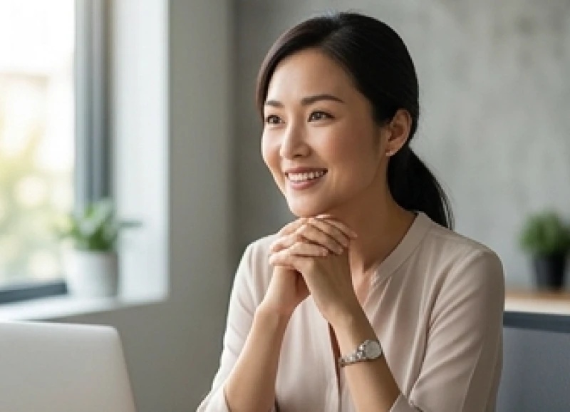 Mệnh Thủy là gì: Trọn bộ 6 nạp âm, màu sắc và con số may mắn 3 Nữ doanh nhân đang mỉm cười nhẹ nhàng lắng nghe đối tác thể hiện sự thấu cảm và khéo léo trong giao tiếp