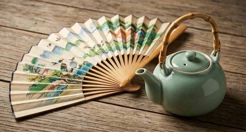 Tuổi Mão khắc tuổi nào: Phân loại mức độ kỵ và cách hóa giải 14 Chiếc quạt giấy truyền thống và ấm trà gốm sứ thể hiện sự điềm tĩnh và khéo léo của tuổi Mão